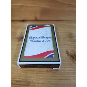 Gemaco Dennis Prager Cruise 2003 Bridge Playing Cards Plastic Coated